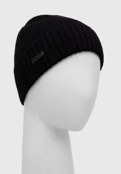 BOSS caciula de lana culoarea negru, de lana imagine