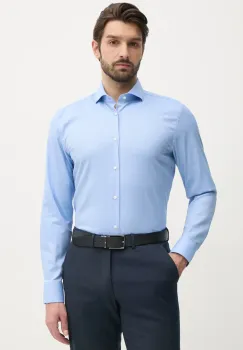 BOSS camasa barbati, cu guler italian, slim, 50538962 imagine
