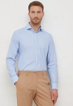 BOSS camasa barbati, cu guler italian, slim imagine