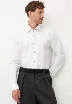 BOSS camasa barbati, culoarea alb, cu guler clasic, slim, 50519867 imagine