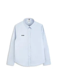 BOSS camasa de bumbac pentru copii J52675 imagine