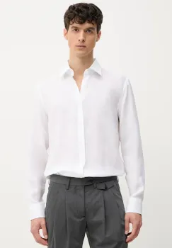 BOSS camasa de in culoarea alb, cu guler clasic, slim, 50490234 imagine