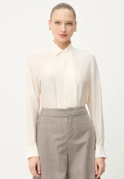 BOSS camasa de lana culoarea bej, cu guler clasic, regular, 50548399 imagine