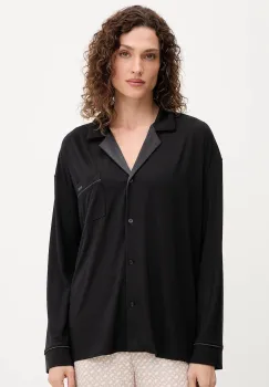 BOSS camasa de pijama culoarea negru, 50545588 imagine