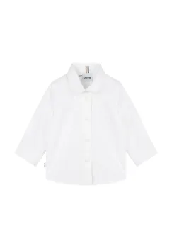 BOSS camasa din bumbac pentru bebelusi culoarea alb, J52681 imagine