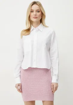 BOSS camasa femei, culoarea roz, cu guler clasic, regular, 50538404 imagine
