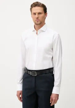 BOSS camasa pentru barbati, din bumbac cu elastan HANK imagine