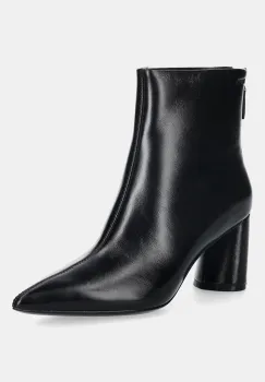 BOSS cizme de piele Gracey culoarea negru, cu toc drept, 50552784 imagine