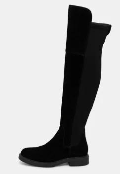BOSS cizme Vanity femei, culoarea negru, cu platforma, 50529356 imagine