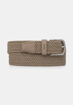 BOSS curea barbati, culoarea bej, 50537169 imagine