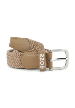 BOSS curea copii culoarea maro, J52632 imagine