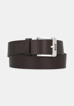 BOSS curea de piele barbati, culoarea maro, 50512795 imagine
