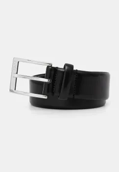 BOSS curea de piele barbati, culoarea negru, 50482241 imagine