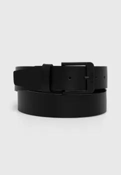 BOSS curea de piele barbati, culoarea negru, 50522574 imagine