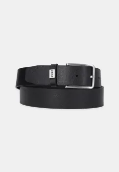 BOSS curea de piele barbati, culoarea negru, 50529898 imagine