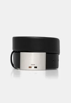 BOSS curea de piele barbati, culoarea negru, 50537467 imagine
