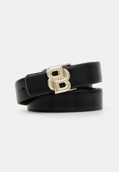BOSS curea de piele cu doua fete femei, culoarea negru, 50536865 imagine