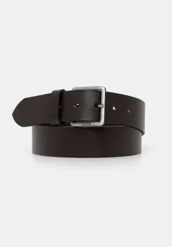 BOSS curea de piele culoarea maro, 50541165 imagine