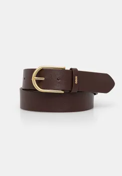 BOSS curea de piele culoarea maro, 50553383 imagine