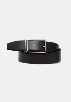 BOSS curea de piele culoarea negru, 50537099 imagine