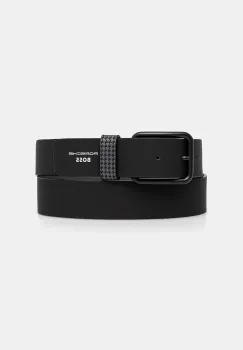 BOSS curea de piele culoarea negru, 50548406 imagine