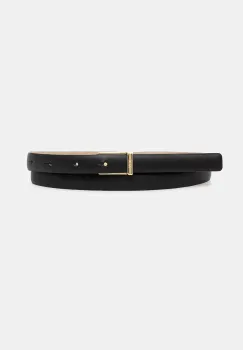 BOSS curea de piele femei, culoarea negru, 50522939 imagine