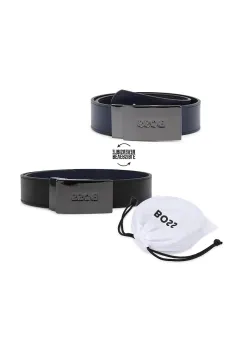 BOSS curea de piele pentru copii imagine