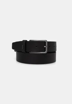 BOSS curea pentru barbati, din piele Logo_Sz35 imagine