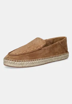 BOSS espadrile din piele intoarsa Madeira culoarea maro, 50541781 imagine
