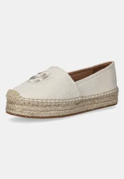 BOSS espadrile Madeira culoarea bej, cu platforma, 50542336 imagine