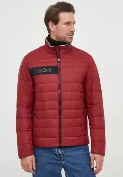 BOSS geaca barbati, culoarea albastru marin, de tranzitie imagine