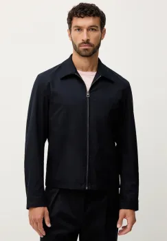 BOSS geaca BECKHAM X BOSS culoarea bleumarin, de tranzitie, 50549075 imagine
