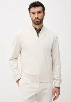 BOSS geaca bomber culoarea bej, de tranzitie, 50545795 imagine