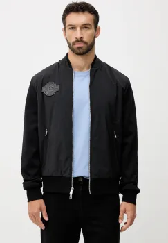 BOSS geaca bomber culoarea negru, de tranzitie, 50543675 imagine