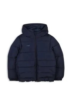 BOSS geaca copii culoarea bleumarin, J52396 imagine