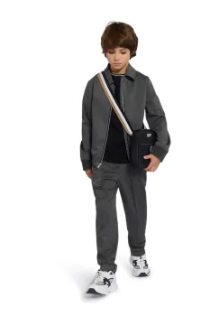 BOSS geaca copii culoarea negru, J52386 imagine