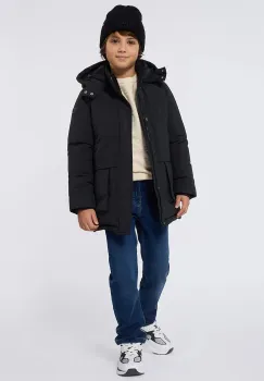 BOSS geaca copii culoarea negru, J52388 imagine