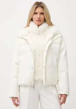 BOSS geaca culoarea bej, de iarna, oversize, 50546842 imagine