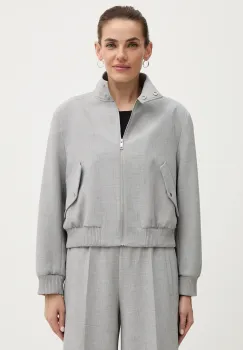 BOSS geaca culoarea gri, de tranzitie, 50559347 imagine