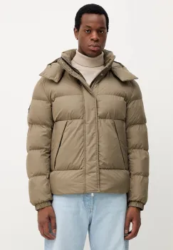 BOSS geaca culoarea maro, de iarna, oversize, 50551599 imagine