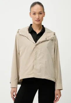 BOSS geaca culoarea verde, de tranzitie, oversize, 50543245 imagine