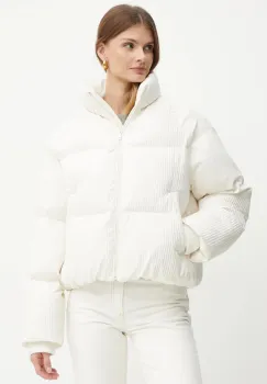 BOSS geaca femei, culoarea alb, de iarna, oversize, 50524026 imagine