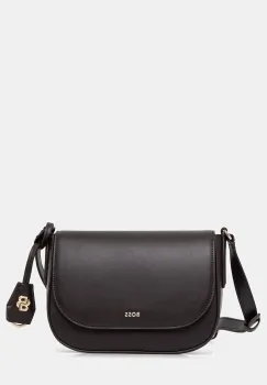 BOSS geanta crossbody pentru femei din piele NUMAH Saddle imagine