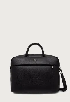 BOSS geanta de laptop pentru barbati cu imitatie de piele Ray EVO_Doc Case imagine