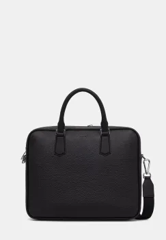 BOSS geanta de laptop pentru barbati din piele New Crosstown_Doc imagine