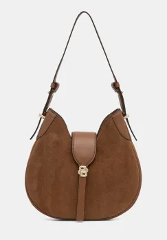 BOSS geanta de mana din piele intoarsa BOSS BEYOND Hobo S imagine