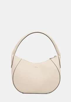 BOSS geanta de piele Lenah SM Hobo imagine