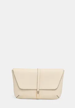 BOSS geanta plic pentru femei, din piele REAH CLUTCH imagine