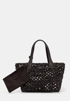 BOSS geanta shopper de dama din piele Lenah Tote W imagine