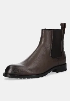 BOSS ghete chelsea de piele Tayil-L culoarea maro, 50552541 imagine